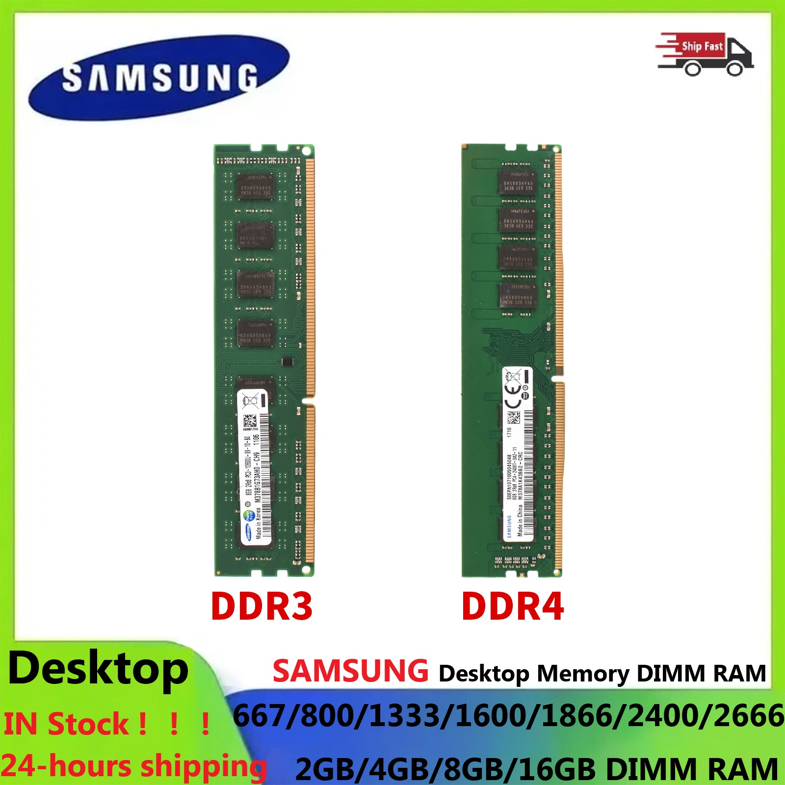 Server Memory Ddr4 - Memoria RAM DIMM SAMSUNG per Desktop,