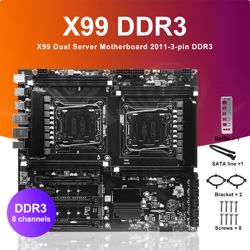 Ecc Ram Server - Scheda madre CPU X99 a doppio