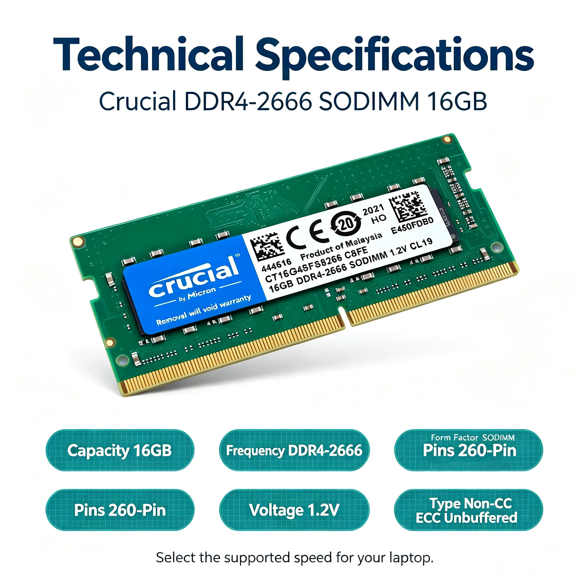 Memoria RAM DDR4 per laptop, f - Sodimm Ddr4 recensione e prezzo