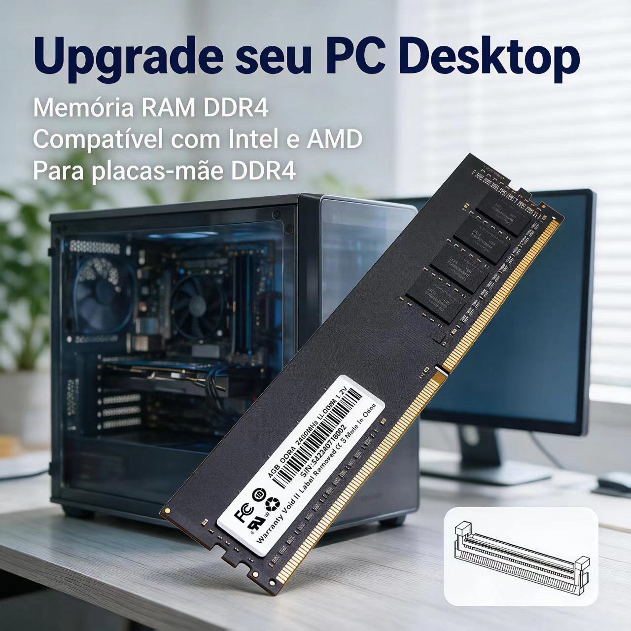 RAM DDR4 4GB 8GB 2400MHz Memor - Ddr4 2400Mhz recensione e prezzo